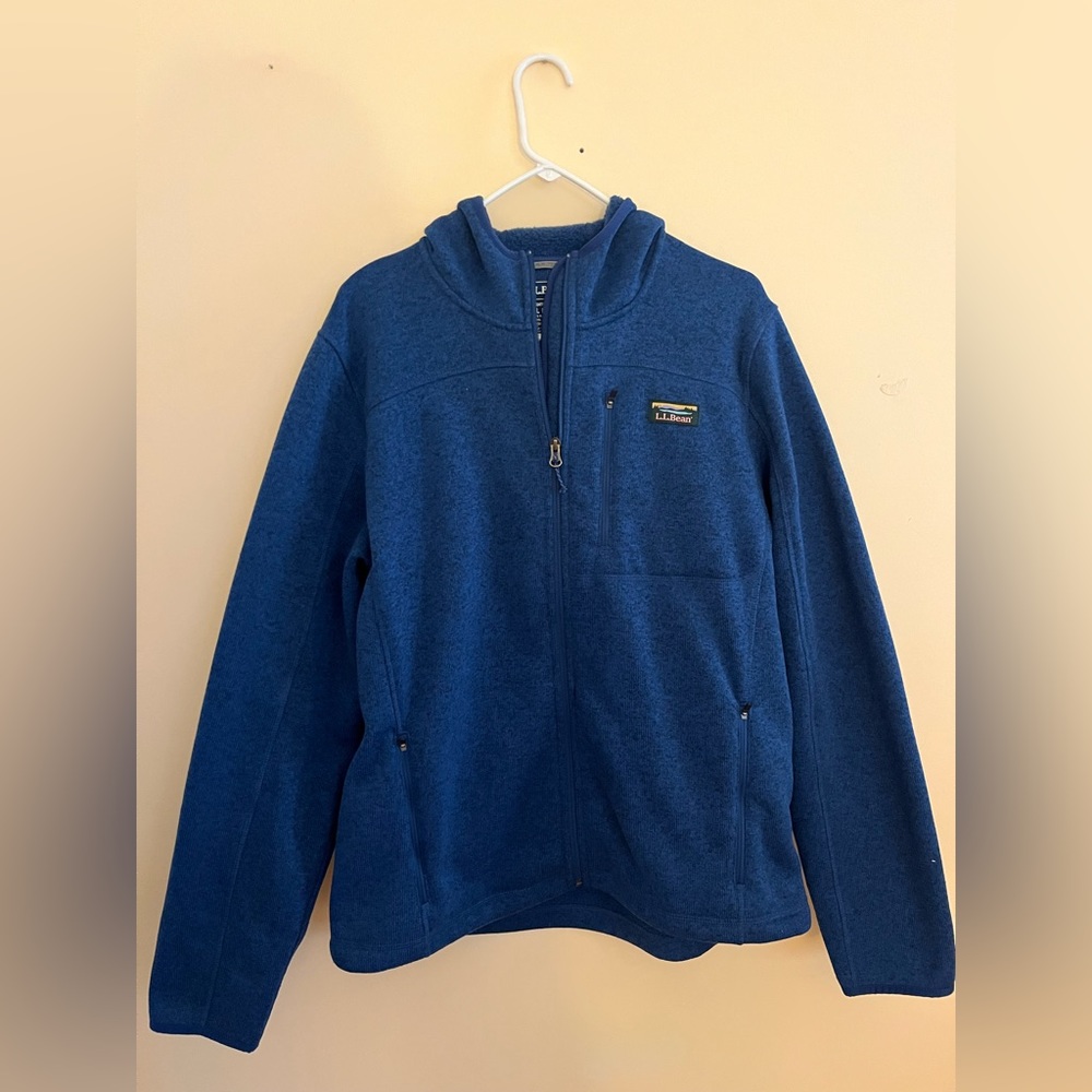 Mens L.L. Bean Zip Up size Large